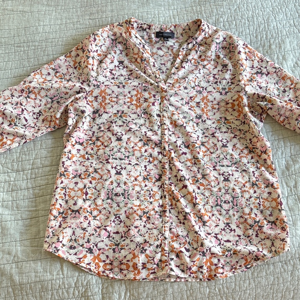 The Limited Multicolor Floral Blouse